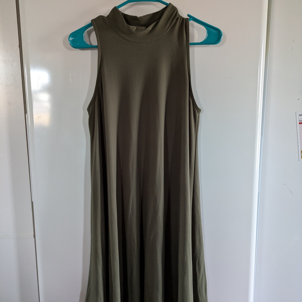 Derek Heart Olive Midi Dress